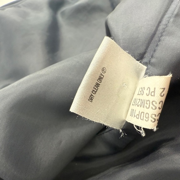 Calvin Klein Jacket Women 12 Black Buttons Blazer Coat Office Career Academia - Picture 8 of 11